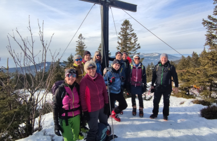 DAV-Skitour über den Ge(h)nussweg auf den Hochficht